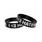 Wristband opaska sportowa 004 - I LOVE HATERS